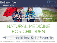 Tablet Screenshot of healthiestkids.com